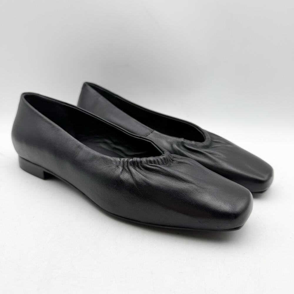 SEYCHELLES Womens The Little Things Flats Size 6.5 Black Leather EUC